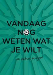 Vandaag nog weten wat je wilt