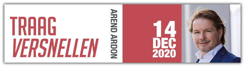 Arend Ardon: Traag versnellen