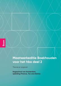Maatwerkeditie | Boekhouden voor het hbo deel 2