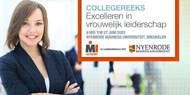 Collegereeks Excelleren in vrouwelijk leiderschap
