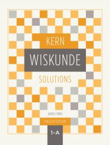 KERN Wiskunde oplossingenboek havo/vwo 1 deel A - English edition