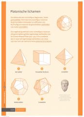 Poster KERN Wiskunde - Platonische lichamen