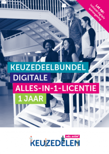 Keuzedeelbundel Digitale Alles-in-1-licentie 1 jaar