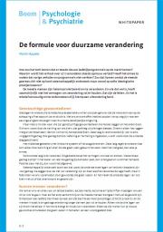 De formule voor duurzame verandering