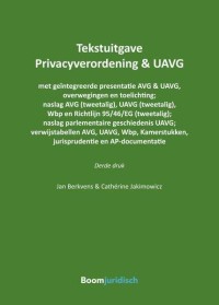 Tekstuitgave Privacyverordening & UAVG