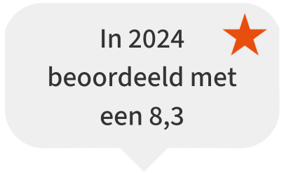 In 2024 beoordeeld met een 8,3