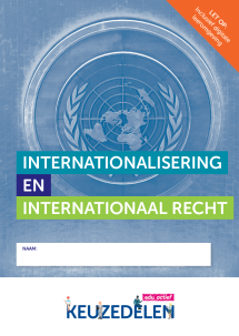 Keuzedeel Internationalisering en internationaal recht versie 2025 | combipakket