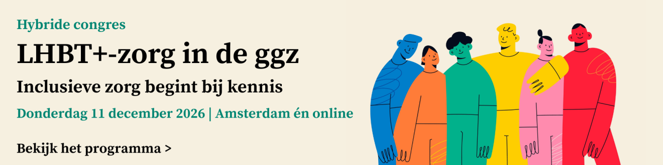 Banner Symposium LHBT+ - zorg in de ggz