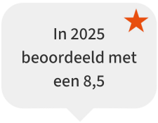 In 2025 beoordeeld met een 8,5