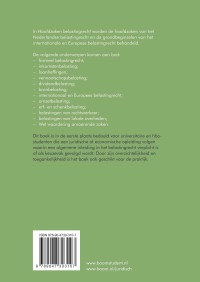 Hoofdzaken belastingrecht