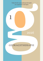 Omslag Tijdschrift Gedragstherapie TvG Boom 2025