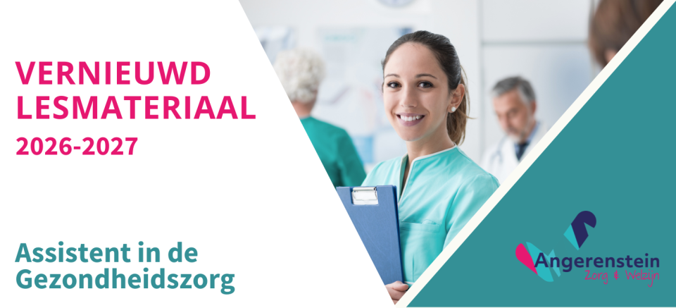 Vernieuwd lesmateriaal Assistent in de Gezondheidszorg