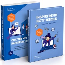 Chatten met Napoleon + notitieboek